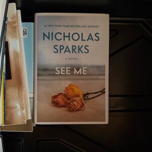 Nicholas Sparks "See Me" Paperback Novel - White Cover with Blue Text